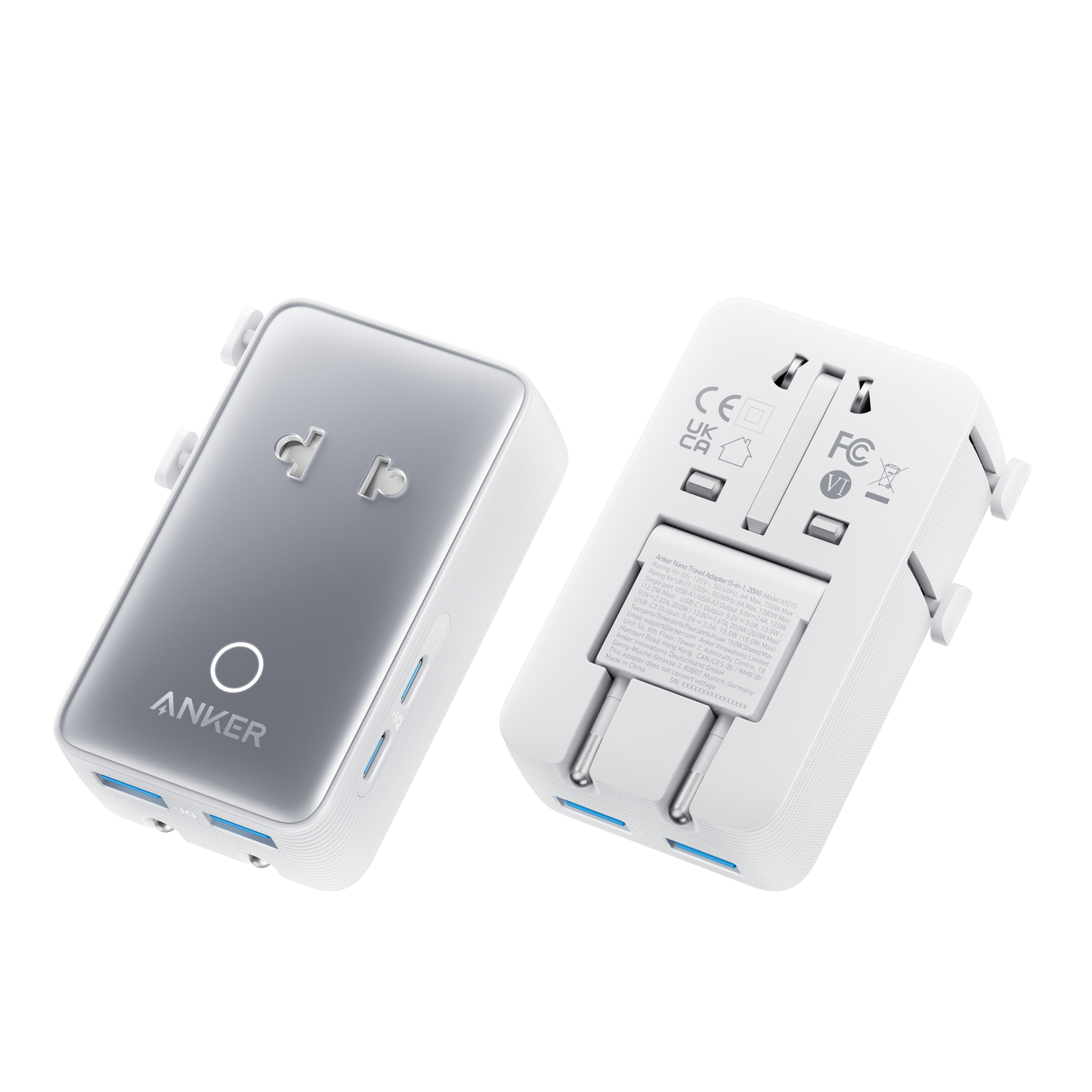 200W Universal Travel Adapter with USB-C Fast Charging