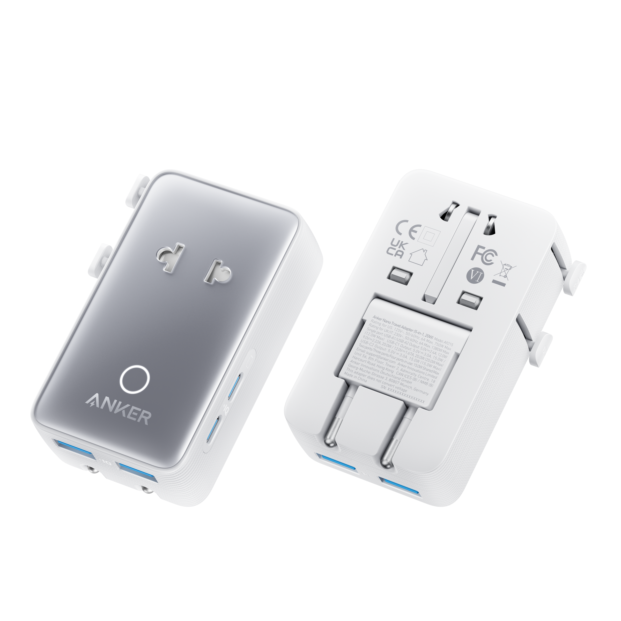 200W Universal Travel Adapter with USB-C Fast Charging